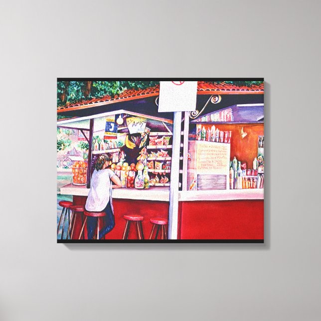 Foodstand, Mexico Canvas Print (Front)