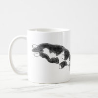 FooFooCat: Lazy Jumbo Tuxedo Cat Coffee Mug
