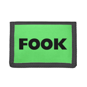 Fook black and green wallet