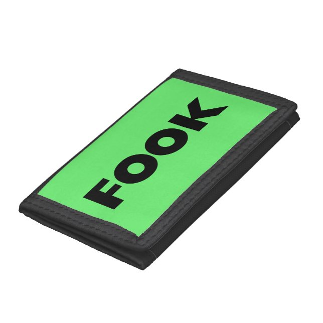 Fook black and green wallet (Bottom)
