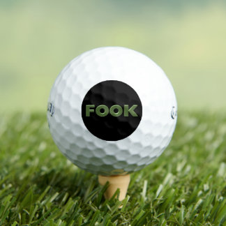 Fook black Callaway Supersoft golf balls 12 pk