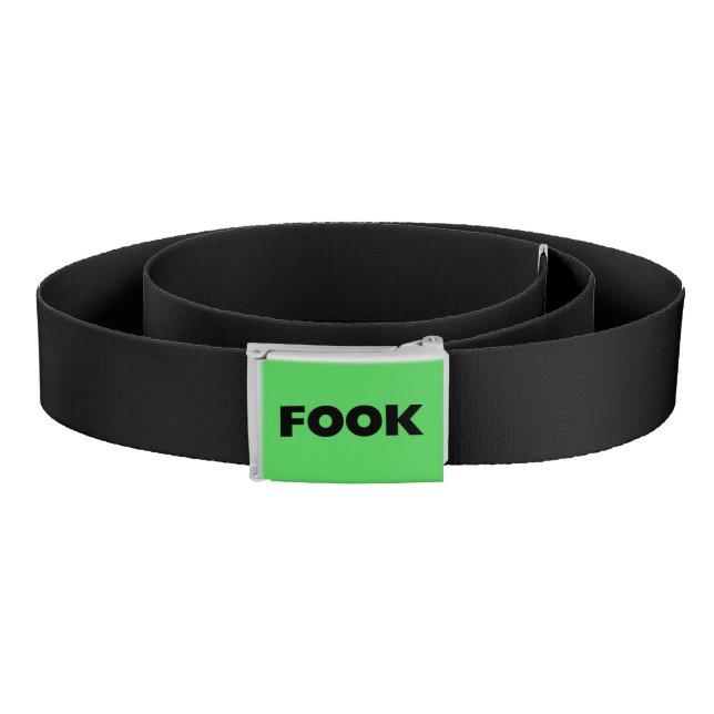 Fook black green black belt (Coil)