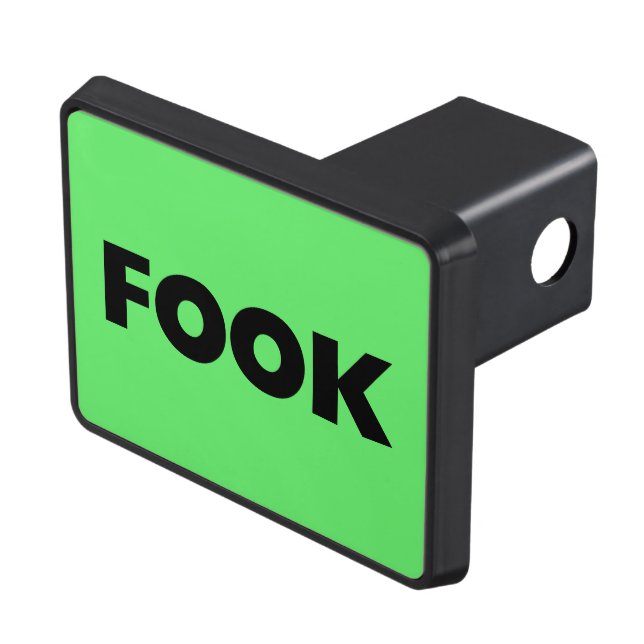 Fook black green hitch cover receiver (Top Right)