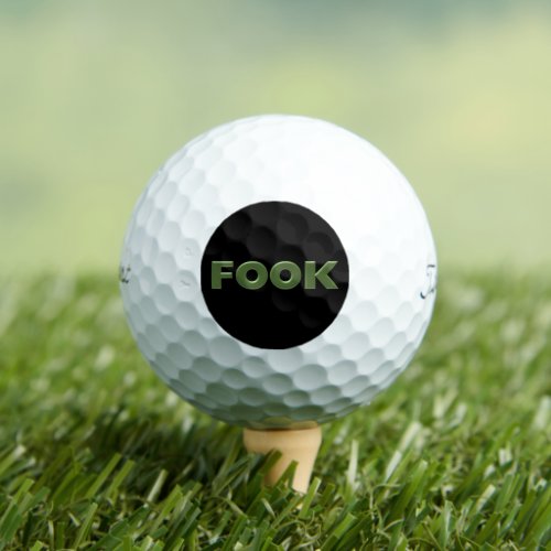 Fook black Titleist 2023 Pro V1 golf balls 12 pk