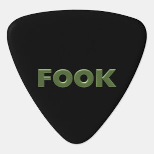 Fook black triangle guitar pick