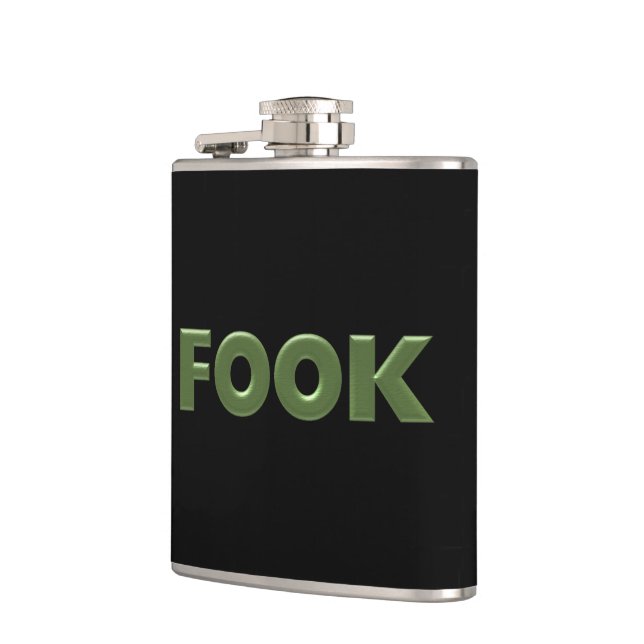 Fook black wrapped flask (Left)
