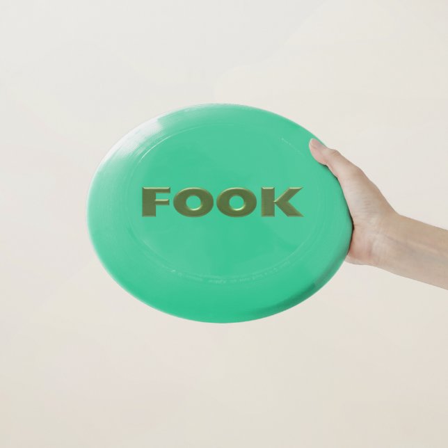 Fook green Frisbee frisbee (In Hand)