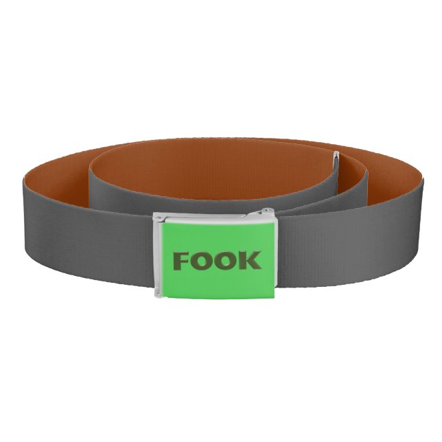 Fook green gray tan belt (Coil)