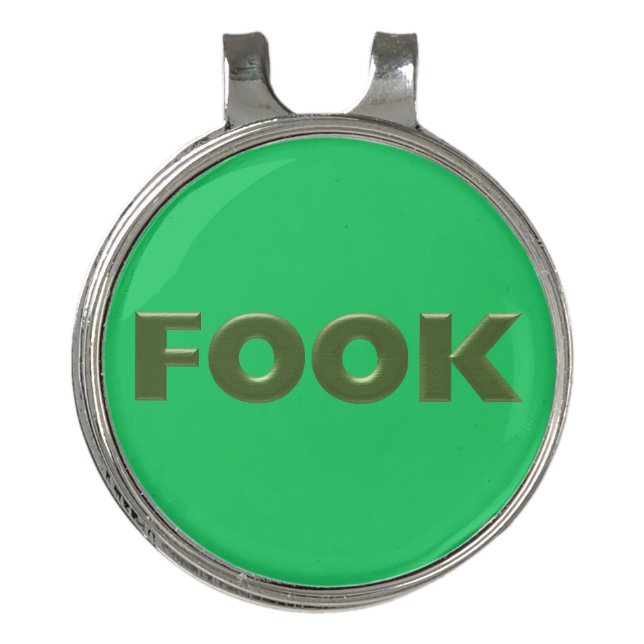 Fook green hat clip (Front)