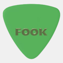 Fook green triangle guitar pick