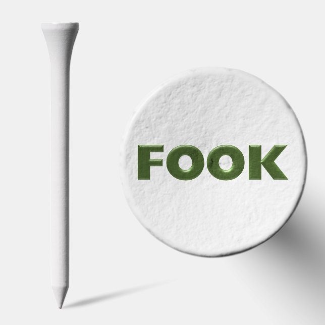 Fook green white golf tee top (Combo)