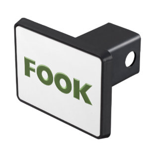 Fook green white hitch cover receiver