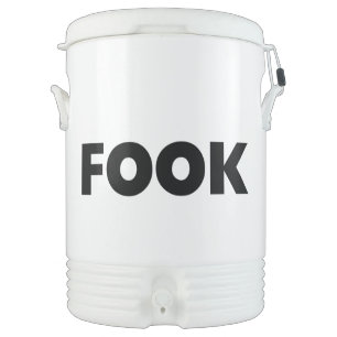 Fook Igloo black and white cooler 10 gallon