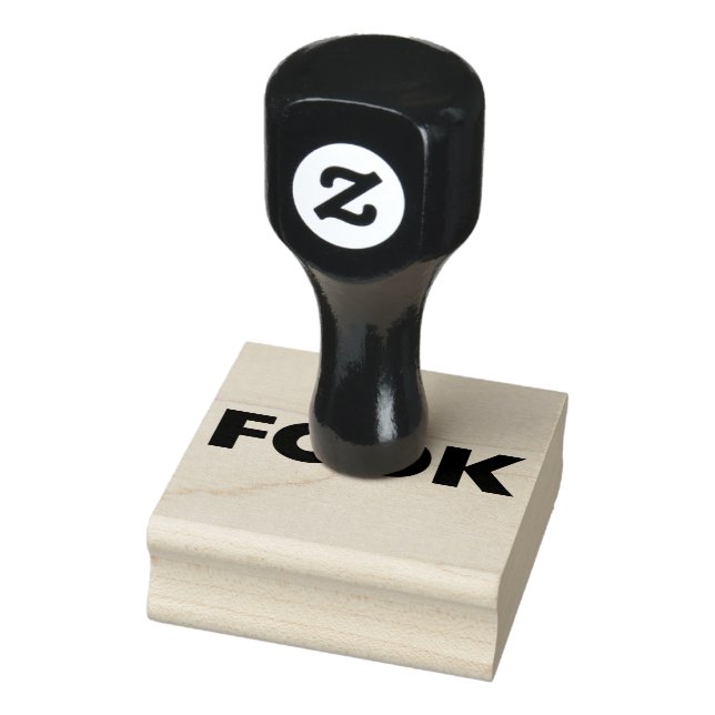 Fook large rubber stamp w handle (Stamp)