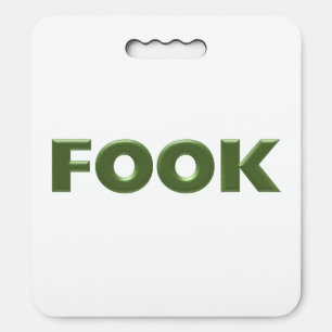 Fook white stadium seat cushion