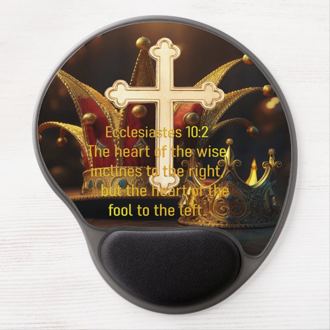 Fool vs Wise Gel Mouse Pad (Front)