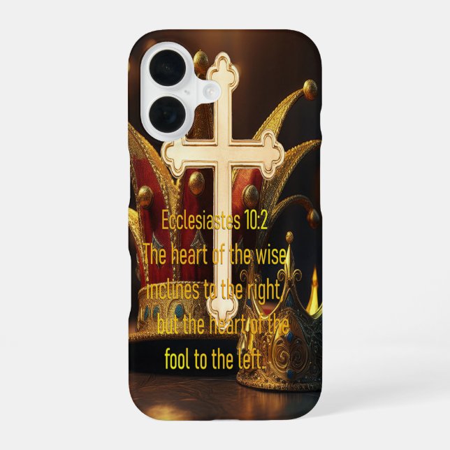 Fool vs Wise Iphone Case (Back)