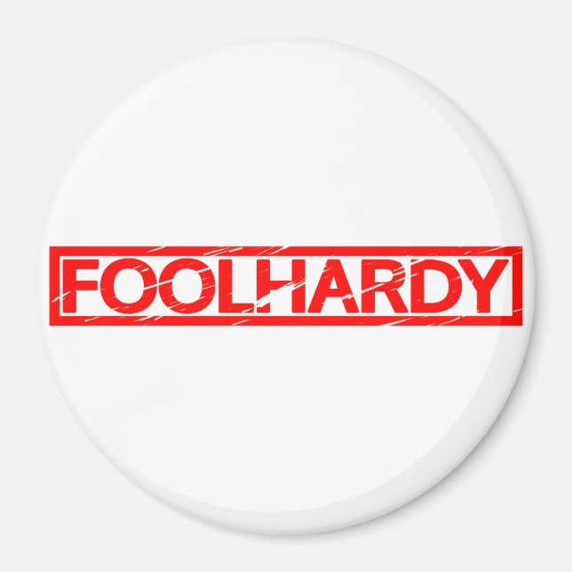 Foolhardy Stamp Magnet (Front)