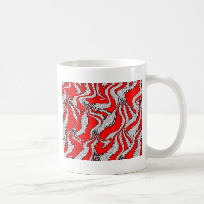 foolish movements, red coffee mugs