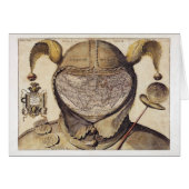 Fool's Cap World Map Cards (Front Horizontal)