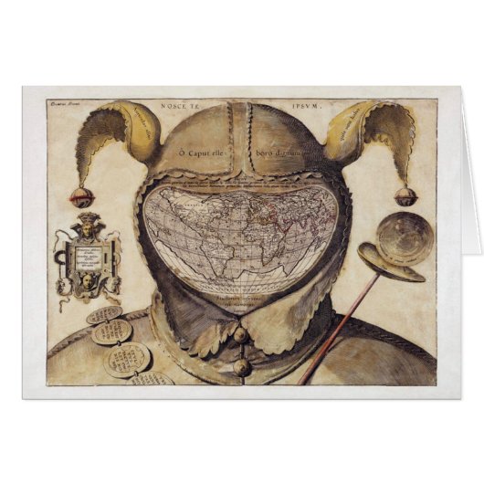 Fool's Cap World Map Cards (Front Horizontal)