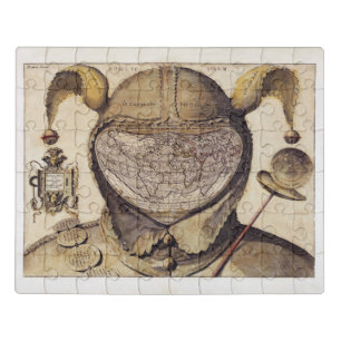 Fool's Cap World Map Jigsaw Puzzle