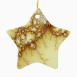 Fools Gold - Fractal Art Ceramic Ornament