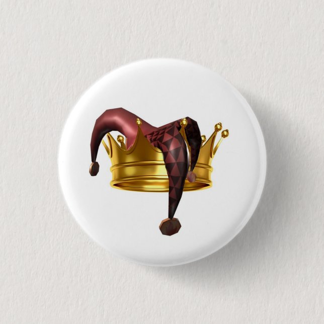 Fools & Kings Logo Button (Front)