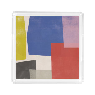 Foolscap - Modern Colorblocks Acrylic Tray