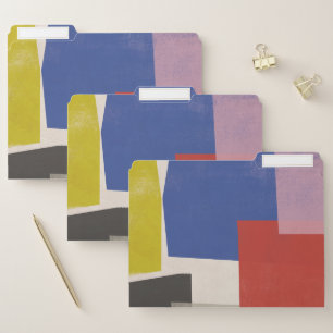 Foolscap - Modern Colorblocks File Folder
