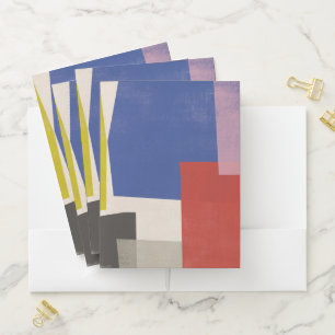 Foolscap - Modern Colorblocks Pocket Folder