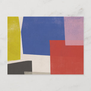 Foolscap - Modern Colorblocks Postcard