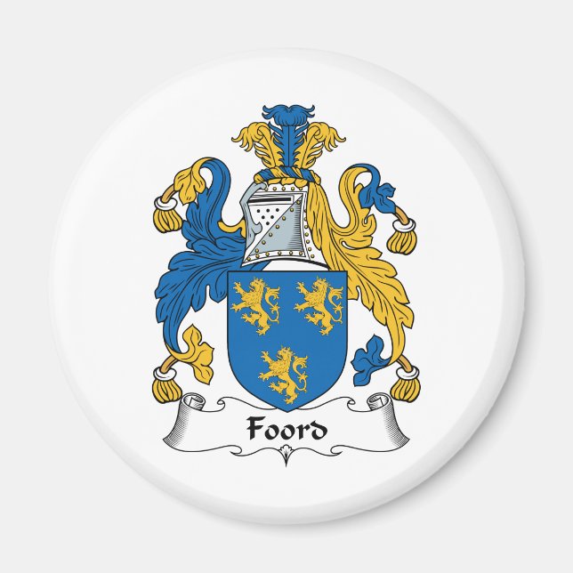 Foord Family Crest Magnet (Front)