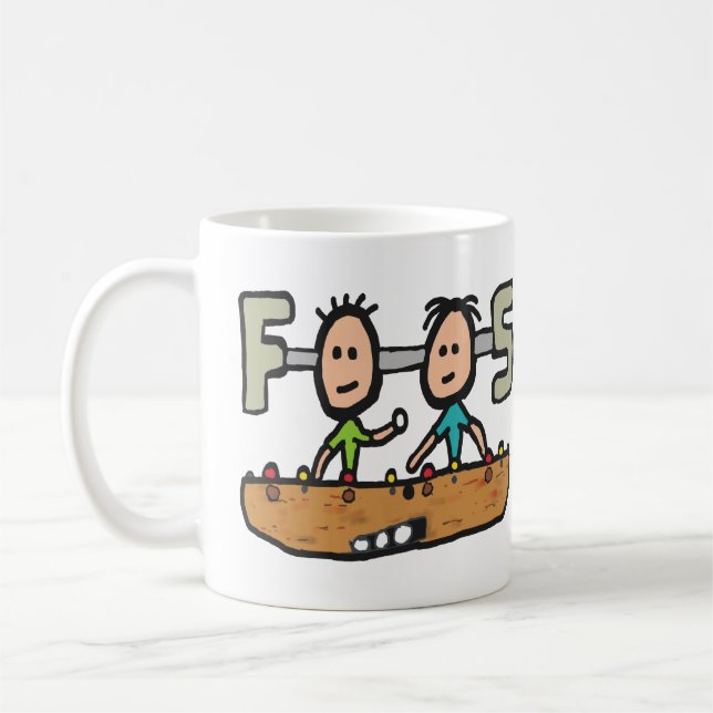 Foosball Coffee Mug (Left)