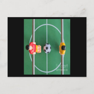 Foosball Football Table Game Postcard
