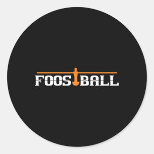 Foosball I Table Soccer Classic Round Sticker