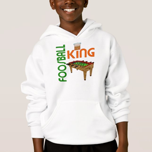 Foosball King Hoodie (Front)