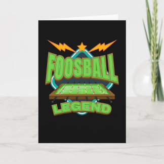 Foosball Legend Spinning Soccer Card