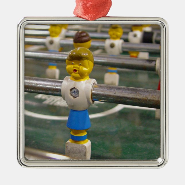 Foosball Metal Ornament (Front)