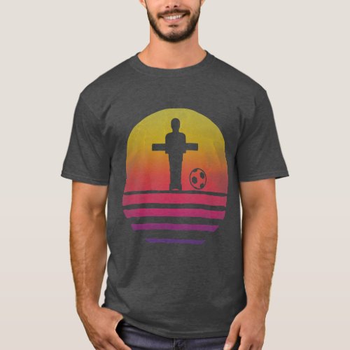 Foosball  Retro 70s Vintage Silhouette Gift  2 T_Shirt