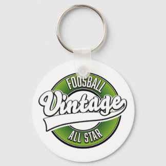 Foosball vintage all star logo keychain