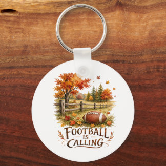 Foot Ball Calling Keychain