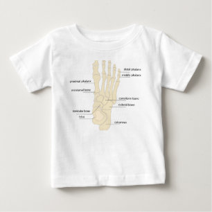 Foot bones anatomy baby T-Shirt