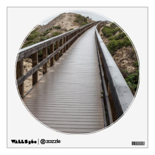 Foot Bridge at Oso Flaco Lake State Park Wall Decal