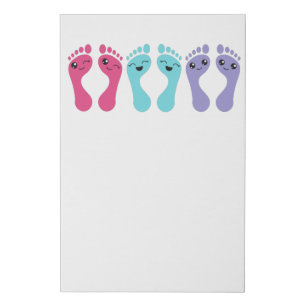Foot Care Chiropody Podiatry Funny Feet Gift Faux Canvas Print