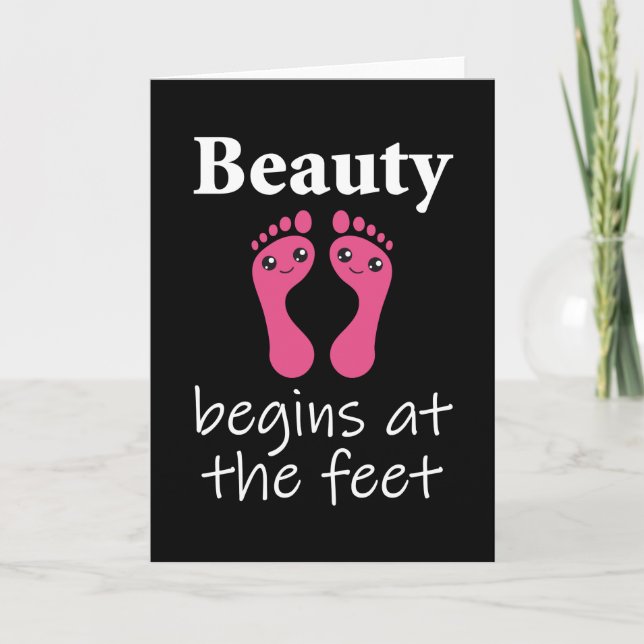 Foot Care Pedicure Chiropodist Nail Salon Gift Card (Front)