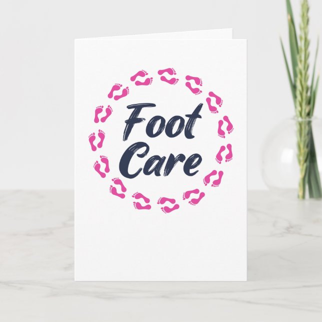 Foot Care Pedicure Podiatrist Nail Salon Gift Card (Front)