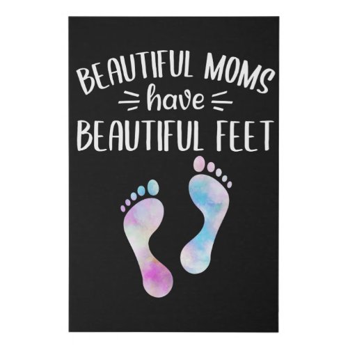 Foot Care Pedicure Podiatrist Nail Salon Gift Faux Canvas Print