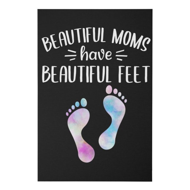 Foot Care Pedicure Podiatrist Nail Salon Gift Faux Canvas Print (Front)