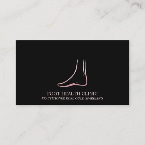 Foot Care Podiatry Practioner Business Card